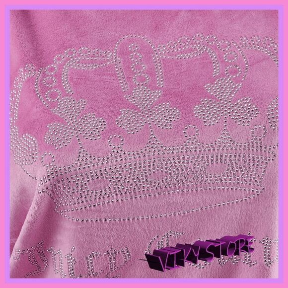 NWT {Juicy Couture} 2 Pieces Lavender Pajama Shirt ans Pants Studded Logo XL NWT - Picture 5 of 6